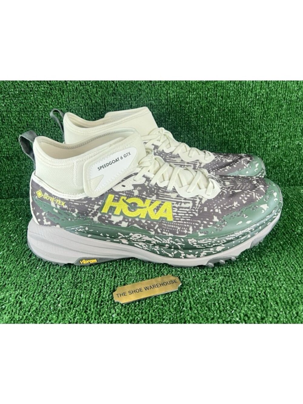 Men's Hoka Speedgoat 6 Mid GTX 1155152-TRFF Gore-Tex Vibram Sole Size 14 D